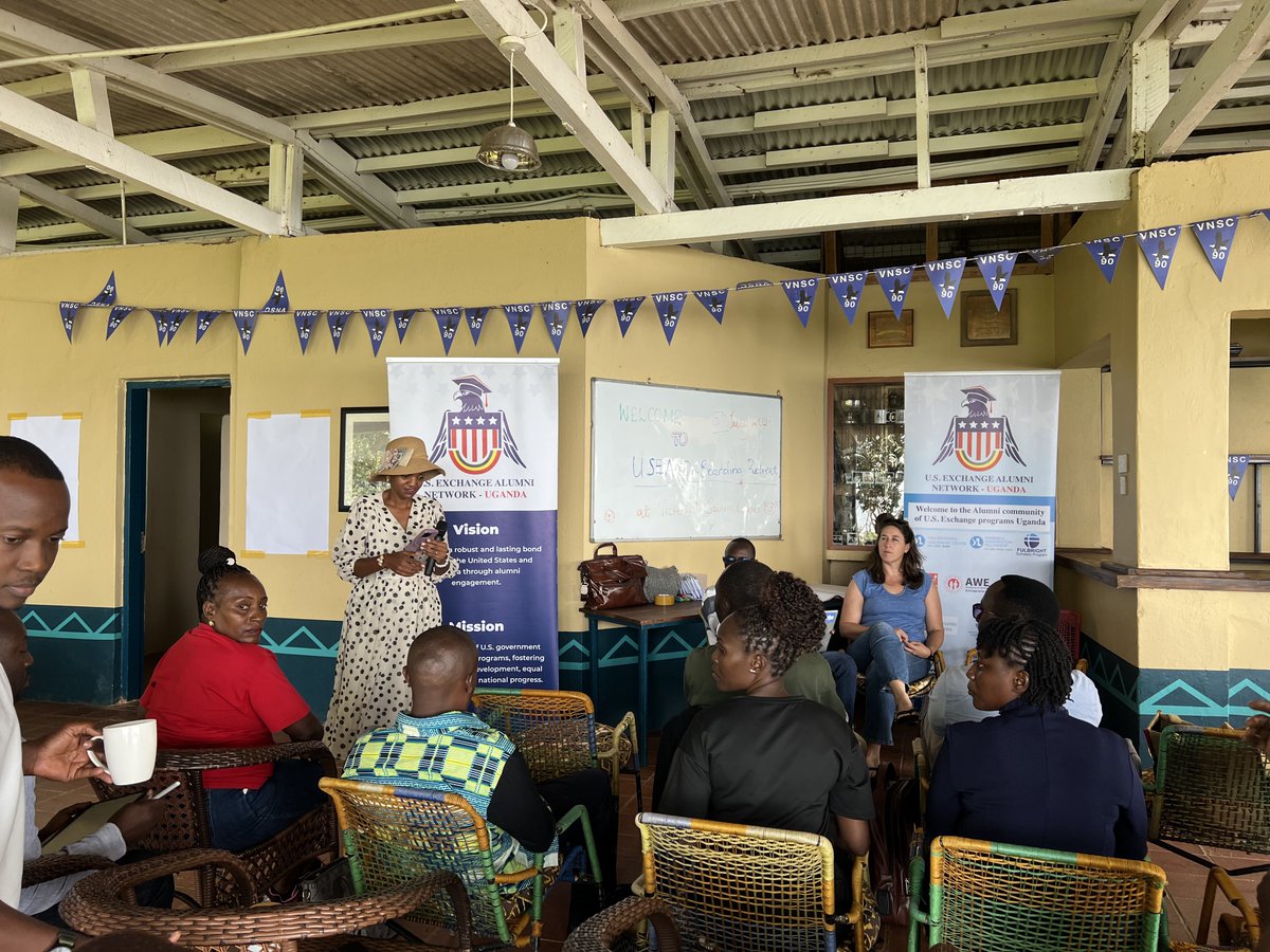 Opening remarks from the Outgoing Vice-President <a href="/ByomireGorretti/">BYOMIRE GORRETTI</a> 

#USEALeadersRetreat #knowyourprogram