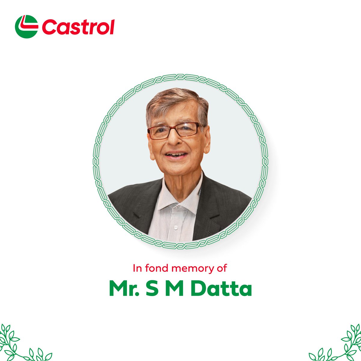 Were deeply saddened by the passing of our former chairman and Independent Director, Shri S.M Datta. A leader who built trust and moved industries forward, he shaped and inspired the careers of many Were deeply saddened by the passing of our former chairman and Independent Director, Shri S.M Datta