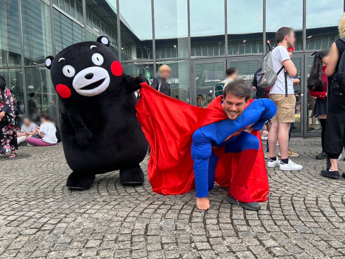 10回目の「JAPAN EXPO」だモーン☆今年も日本のポップカルチャーが集まっていたモン！ボクも会場のみんなとダンスしたり、熊本のよかところば紹介して盛り上がったモン！フランスのお友達とも再会できて嬉しかったモーン☆次は熊本で会いたかモン！