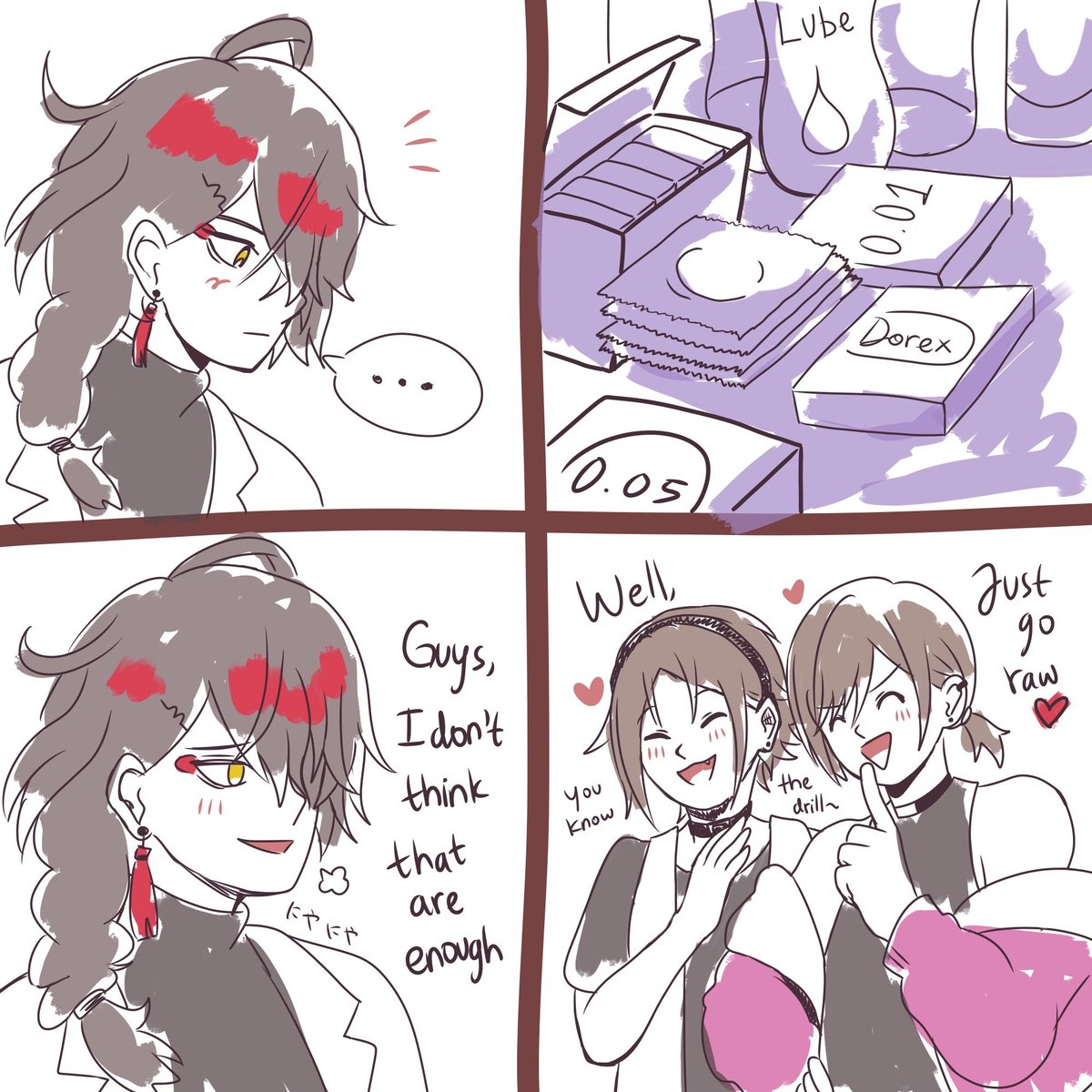 bbuteyvat's tweet photo. ⚠️3p , incest , ooc
⚠️ Roomate au
Mi and Ri are twins while Vo is their roommate
#vosta #foxakuma https://t.co/l3umfOd7Yc