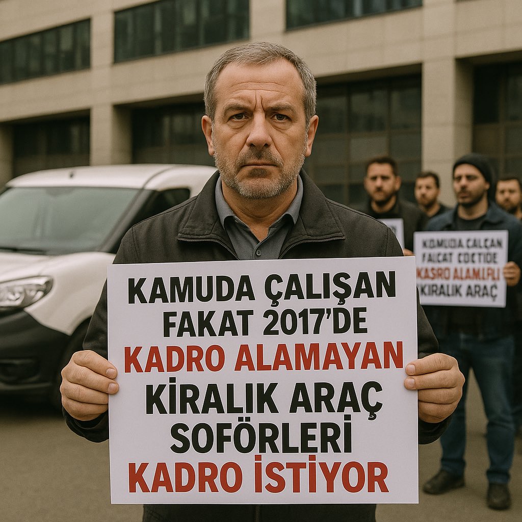 <a href="/vedatbilgn/">Vedat Bilgin</a> Gecesini gündüzüne katan 7/24 esasına dayalı çalışan #KamuŞoförleri, ihale adı ile #KiralıkAraçŞoförleri kadro kapsamı dışında bırakıldı.

Şimdi o şoförler tassarruf tedbirleri kapsamında işten çıkarılıyor.

Vicdanlar rahat mı Sn Bakanım ?