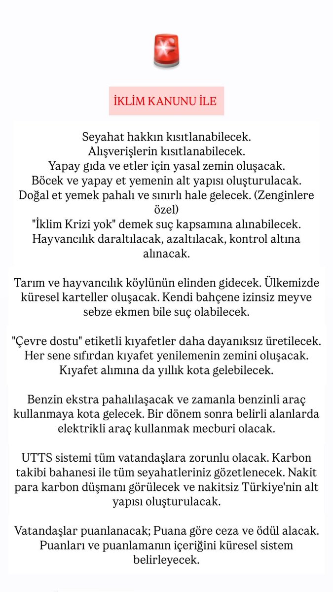 #iklimKanunuMandalaştırır
