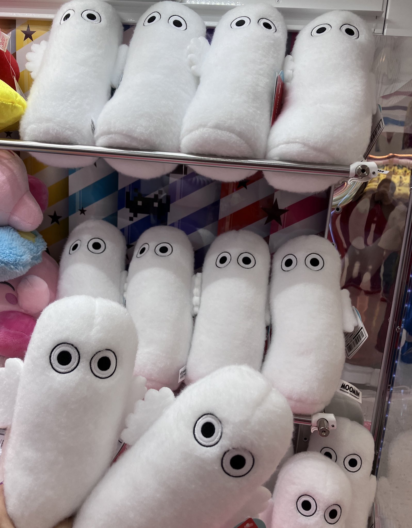 全種　タイトー限定　MOOMN ムーミン ぬいぐるみニョロニョロ　フェルト風生地 全種 タイトー限定 MOOMN ムーミン ぬいぐるみニョロニョロ