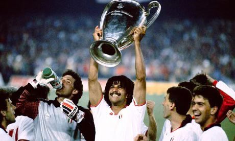 stusfootyflash's tweet image. Ruud Gullit: “If winning the Champions League is tough now, it was even harder then. Only league winners played, so you didn’t compete every year. Winning it meant two years of work: win your league, then Europe. No group stage, no safety net, just knockout ties from the start.”