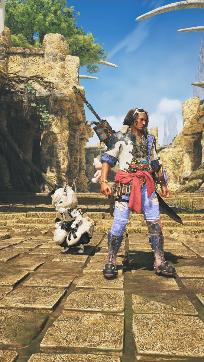 ジェマさんおすすめ重ね着（色違い）
闘技場ライトも太刀もなくて泣きながら行った思い出
ポスターみたいなフォトが撮れました

太刀練習中🔰
特殊納刀と見切りの前のちょんのタイミングが合わない←今ここ
モンハン初心者HR160になりました！
セルレギオスを居合いで倒すを目標に🗡️