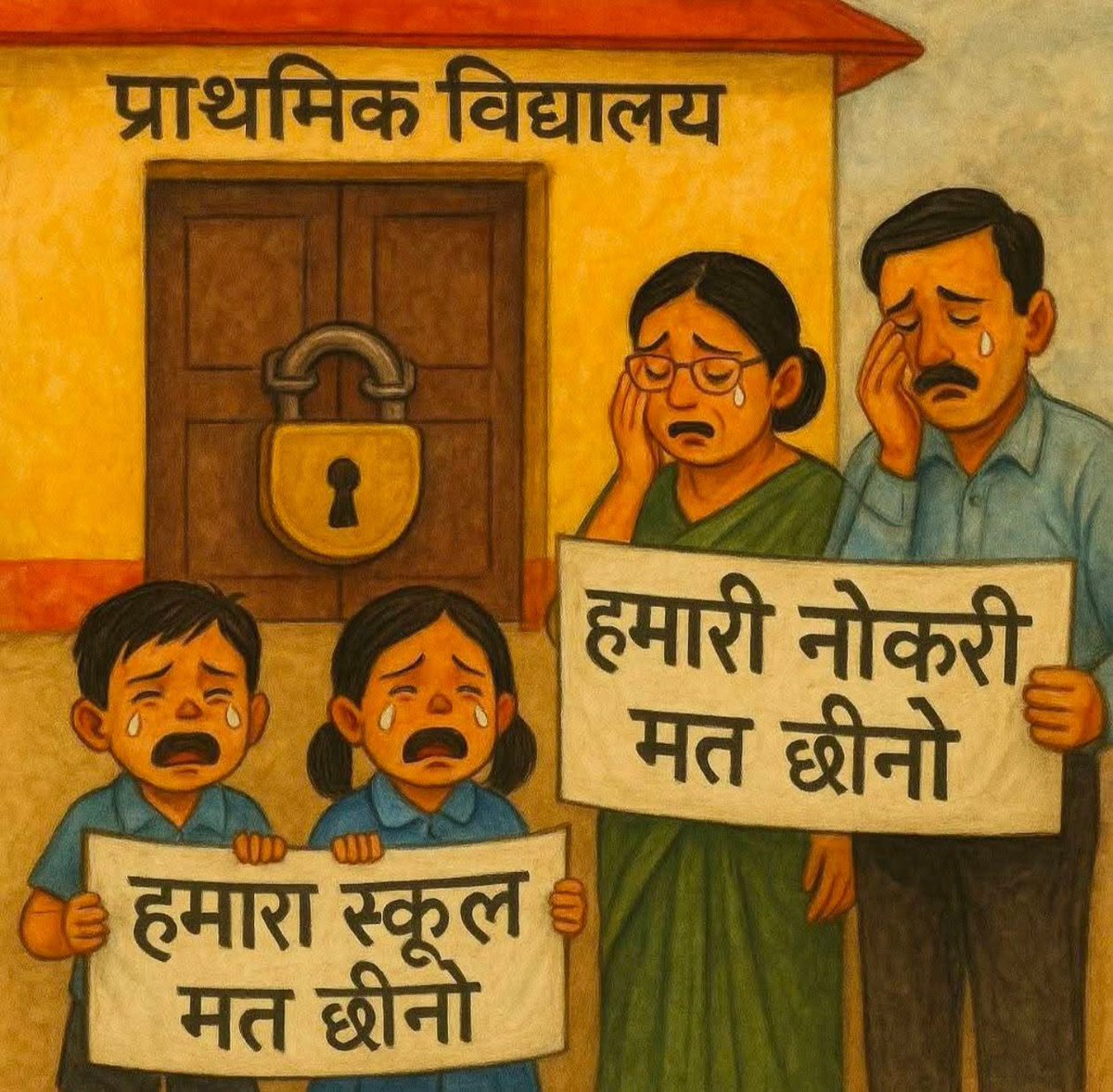 भारत के तेलंगाना में सिर्फ़ एक बच्ची के लिए चलता है ये स्कूल। इस एक स्कूल को चलाने में सरकार सालाना 12 लाख रुपए खर्च करती है। अर्थात एक बच्ची को पढ़ाने के लिए 12 लाख सालाना।
#JusticeForSchoolsChildren