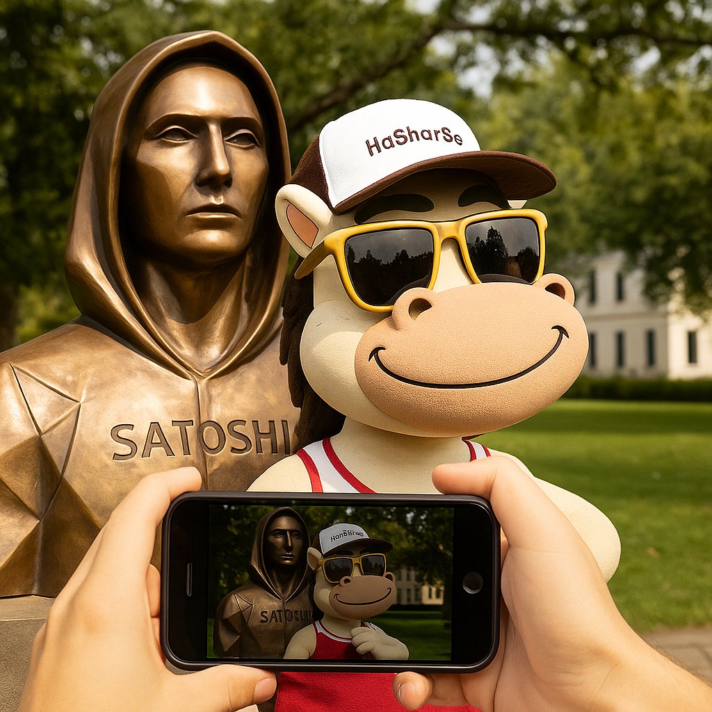 LusitanoBSquare's tweet photo. One is mysterious, legendary, and prefers to stay unknown.
The other is Satoshi.
#Hashorse #SatoshiWho #CryptoIcons #Web3Humor #BlockchainRoyalty #NFTEnergy https://t.co/YW9WpKFpSB