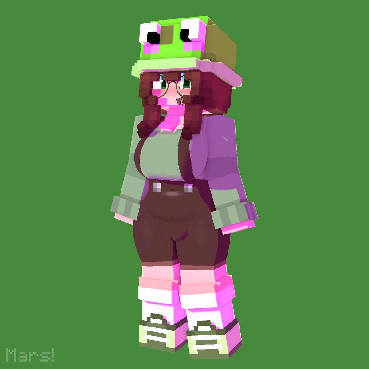 Ando en mi peak 🤓

Modelo para mi ranita la <a href="/AprilIsSmol/">April 🔞</a> 💚
