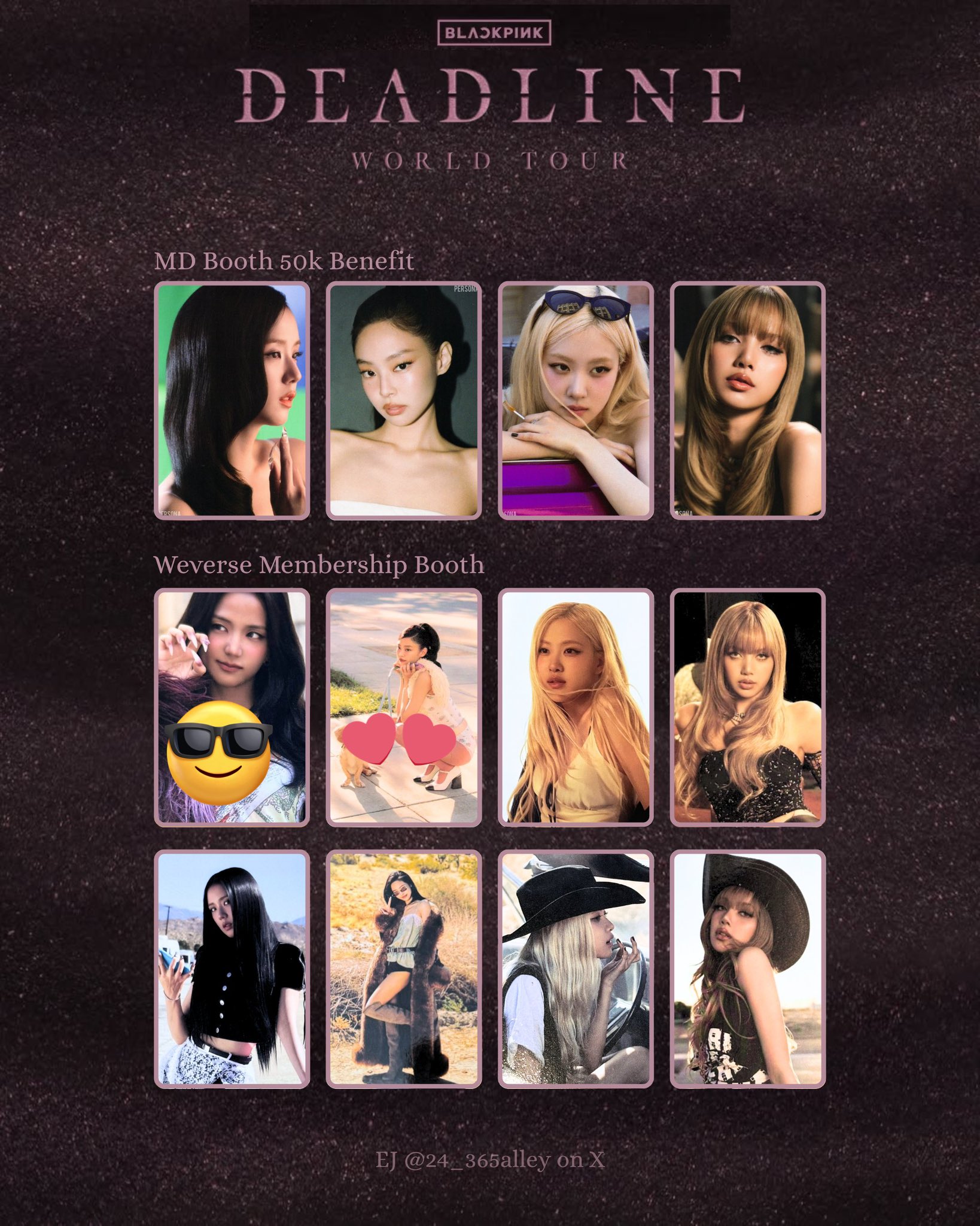 BLACKPINK Weverse 早期FC入会特典 トレカ セット BLACKPINK『BORN PINK』【DIGIPACK ver.】の先着ランダム特典