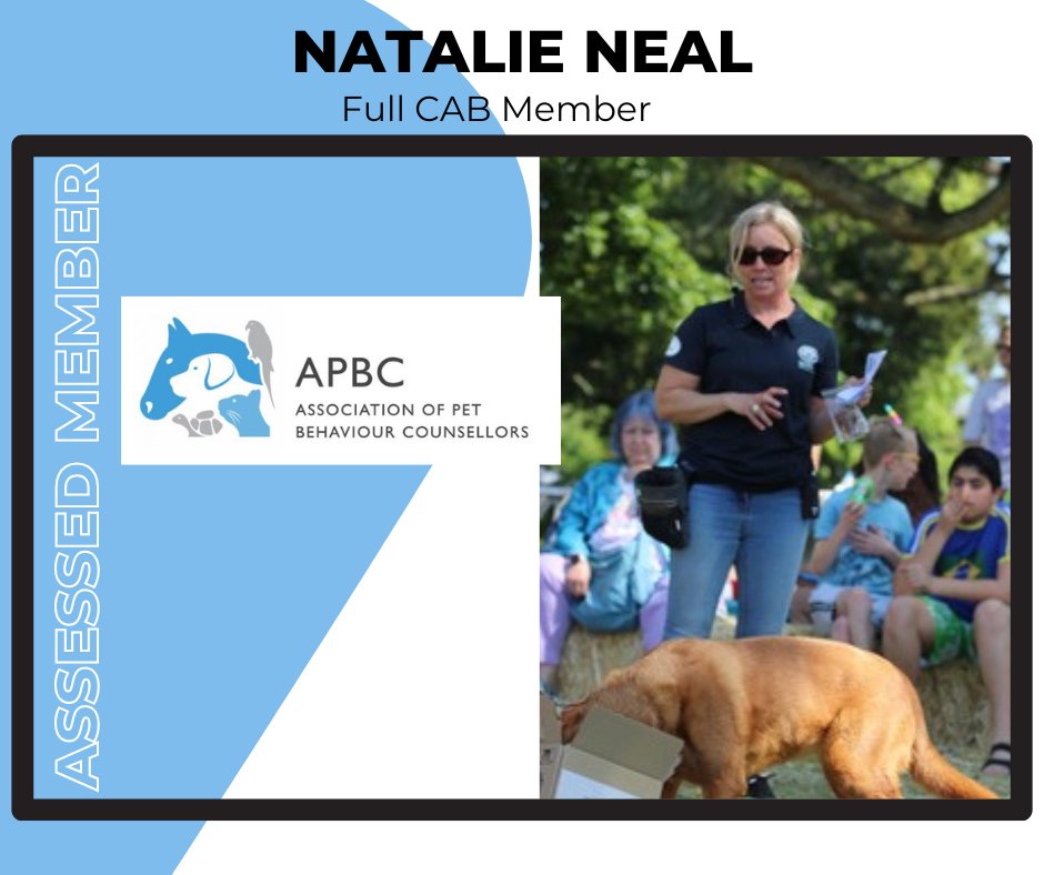 Congratulations to Natalie Neal who is now an APBC Full CAB Member! Natalie has successfully completed our assessment process. Want to find out more? bit.ly/3KxKGaF