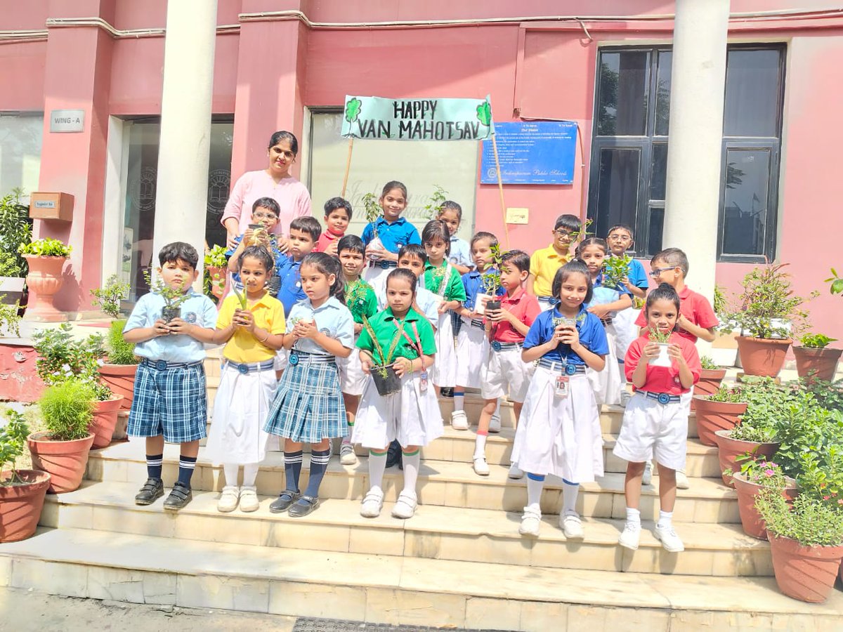 Indirapuram Public School, Pratap Vihar (@ipspv) on Twitter photo 🌿 Van Mahotsav Celebration – Grade 1 🌿
Grade 1 students celebrated Van Mahotsav Week by planting a variety of plants, learning the importance of trees and their role in helping the environment. A joyful experience nurturing plants and young minds! <a href="/IprmGrp/">Indirapuram Group of Institutions</a> 🌿 Van Mahotsav Celebration – Grade 1 🌿
Grade 1 students celebrated Van Mahotsav Week by planting a variety of plants, learning the importance of trees and their role in helping the environment. A joyful experience nurturing plants and young minds! <a href="/IprmGrp/">Indirapuram Group of Institutions</a>