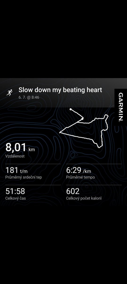 Nicméně ještě při 166 tzm jsem si zpívala rytmicky náročné skřeky ve správném tempu.

#KajkaDivoká #coura