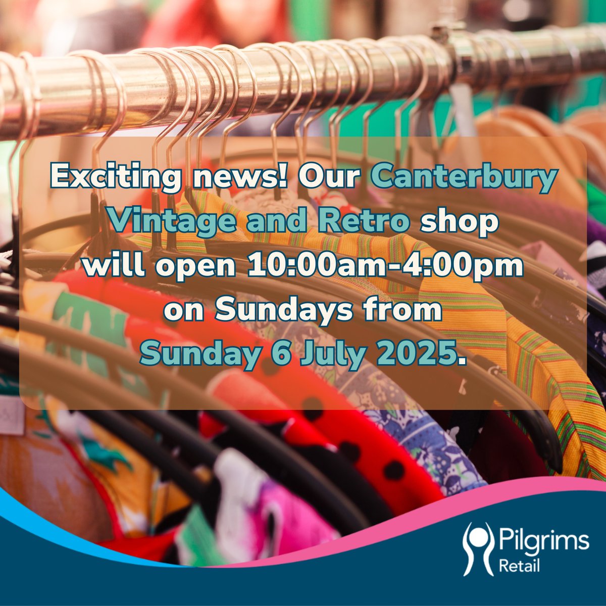 We're pleased to announce that from today (Sunday 6 July), our #Canterbury Vintage and Retro shop at 19 Burgate, Canterbury CT1 2HG will be open 10:00am-4:00pm on Sundays. What vintage goodies will you find? 🎉 🛍️ 👗 👒 👛 💙 #CanterburyNews