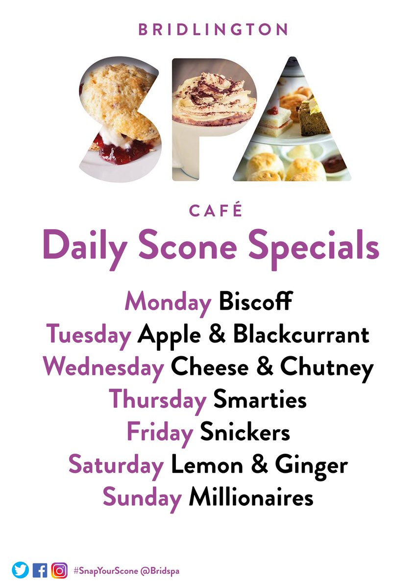 Bridlington Spa (@bridspa) on Twitter photo Here's our scones of the week! Here's our scones of the week!