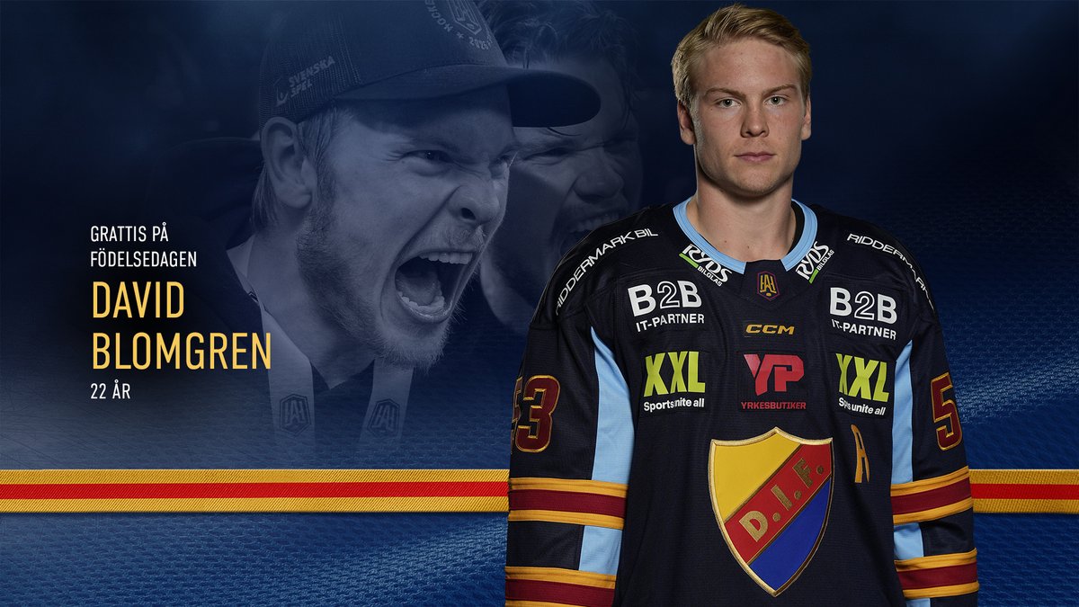 Stockholmsson, kvalhjälte och redan 183 matcher i Djurgårdströjan. Stort grattis, Blomman! 🎈

#DIFHockey | #AlltidOavsett