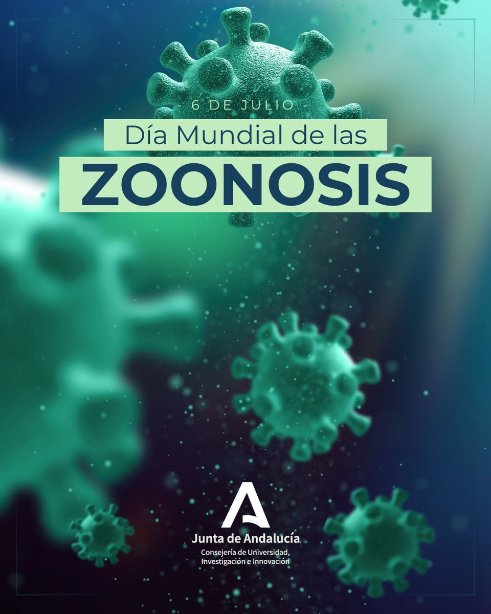🌍 El 6 de julio se celebra el Día Mundial de las Zoonosis, recordando que la salud humana también depende de la salud animal y medioambiental.
🔬 Andalucía cuenta con el #CAIZEM, primer centro español en abordar estas enfermedades emergentes desde el enfoque integral One Health.