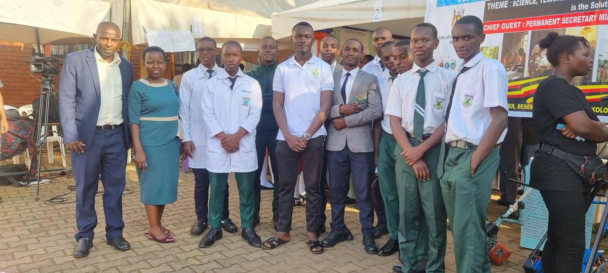 AmbroseIra9079's tweet photo. Kigezi region schools at National science fair 2025 in one picture Glad that they performed exceedingly well #Comboni #Bukinda #Smaco https://t.co/pudOghRX4r