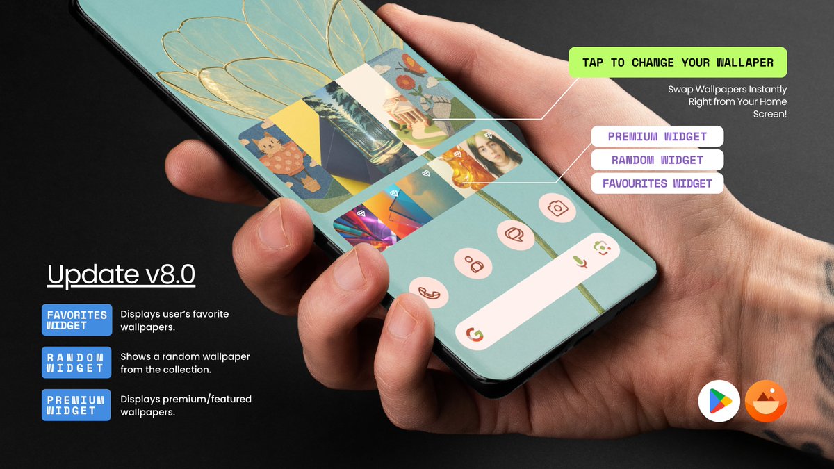 asdlordesigns (@asdlordesigns) on Twitter photo ๐ Big update is here!
โจ Android 14 support
๐ Unlock premium wallpapers via Rewarded Ads
๐งฉ 3 New Widgets:
โโค๏ธ Favorites
โ๐ Random
โ๐ Premium
โก Improved UI, smoother performance, & full compliance!
๐ฒ Try it now ๐ play.google.com/store/apps/detโฆ
๐ฉท๐ Appreciated :) ๐ Big update is here!
โจ Android 14 support
๐ Unlock premium wallpapers via Rewarded Ads
๐งฉ 3 New Widgets:
โโค๏ธ Favorites
โ๐ Random
โ๐ Premium
โก Improved UI, smoother performance, & full compliance!
๐ฒ Try it now ๐ play.google.com/store/apps/detโฆ
๐ฉท๐ Appreciated :)