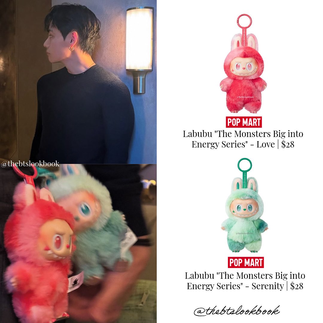 Labubu 正規品Big into Energy LOVE BTS テテ BTS Vテテ着用】ラブブ Big Into Energy love 1円スタート) Big