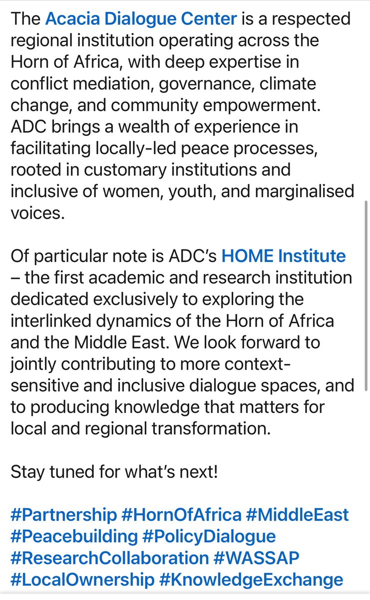 Together with <a href="/CARPObonn/">CARPO</a> we commit to providing cutting edge knowledge, research, dialogue initiatives and policy engagements across the #HornOfAfrica and the
#MiddleEast Stay tuned, more coming soon !