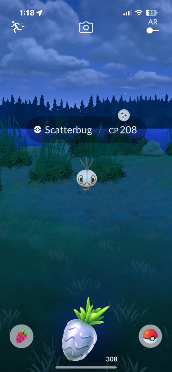 CCQT97's tweet image. Caught a shiny 98% Scatterbug and I’m still freaking out! 😱✨ Near perfect IVs and shiny? This bug’s about to evolve into something legendary! 🐛➡️🦋 #PokemonGO #ShinyScatterbug  #AlmostShundo