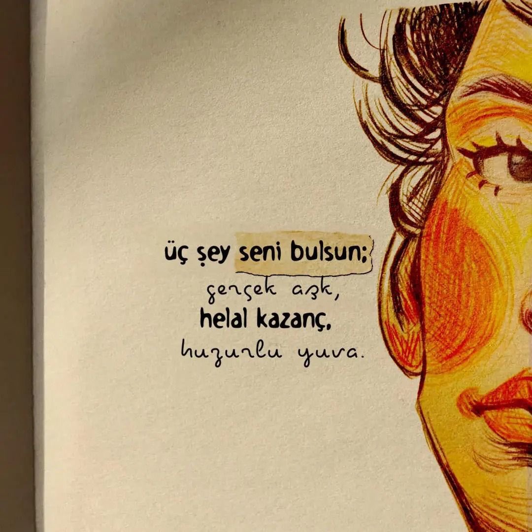 üç şey seni bulsun