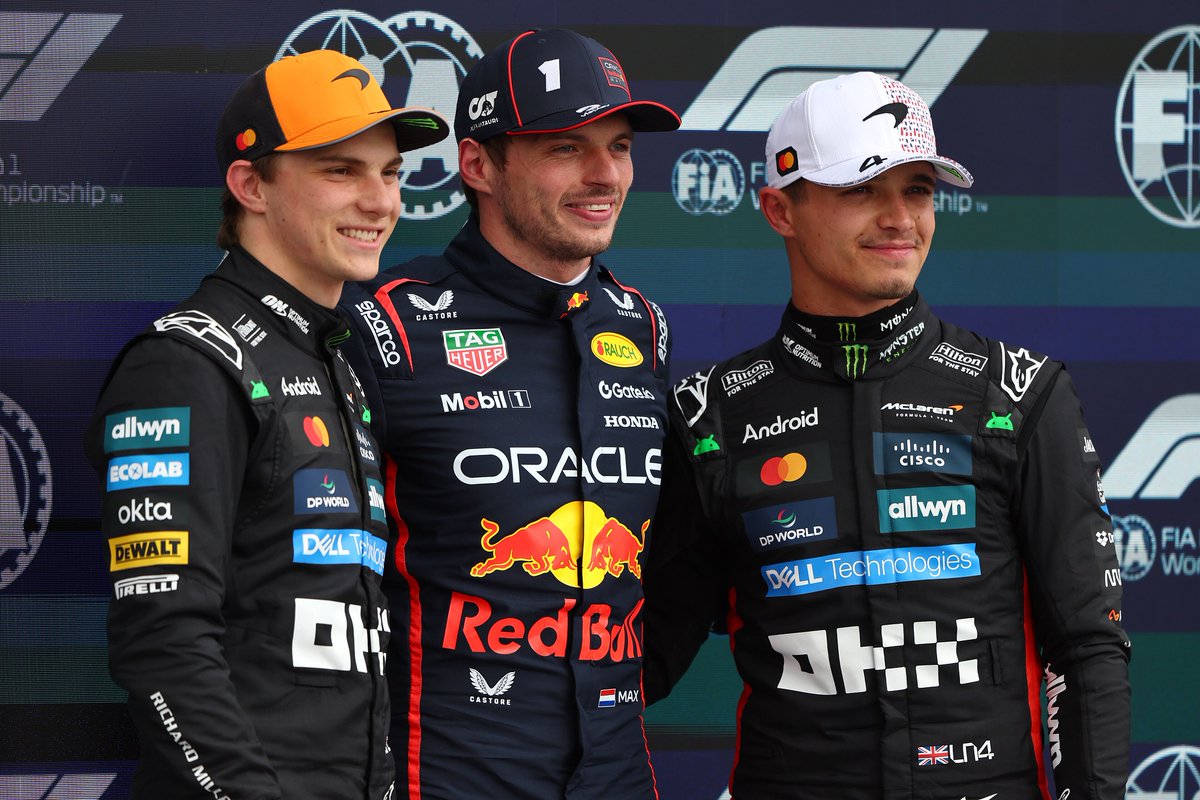 Max Verstappen beats McLaren pair Oscar Piastri and Lando Norris to #BritishGP pole.

Colapinto causes red flag after Q1 crash:

formularapida.net/en/british-gp-… #F1
