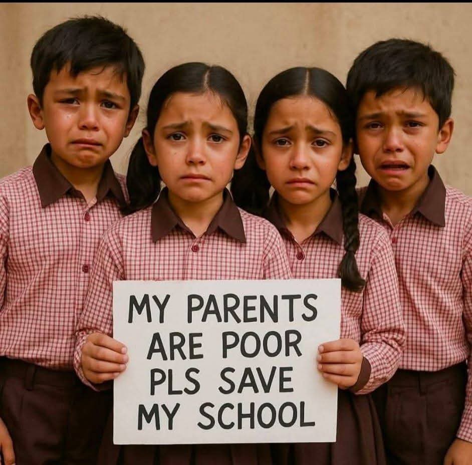 उस दिन पहली बार बच्चे रोते हुए घर लौटे...
ना लड़ाई हुई थी, ना डांट पड़ी थी,
बस उनके स्कूल को “नीति” निगल गई थी।

जिस जगह से भविष्य शुरू होता है, वहीं से अब तालों की शुरुआत हो चुकी है।
<a href="/UPPSS1921/">UPPSS(उ०प्र०प्राथमिक शिक्षक संघ)</a> <a href="/DrDCSHARMAUPPSS/">Dr Dinesh Chandra Sharma</a> 
<a href="/harishkumaUPPSS/">Harish Kumar</a>
#JusticeForSchoolsChildren