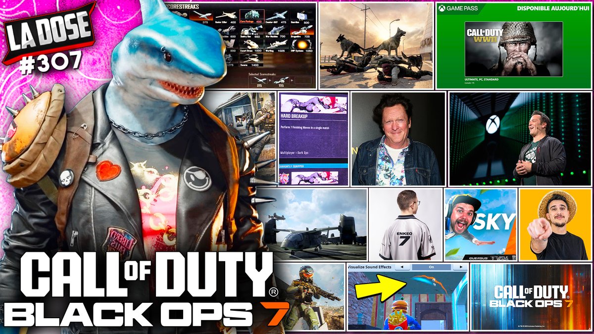 🎯 LA DOSE N°307
👉 Des infos sur les killstreaks de BO7
👉 Des alertes sérieuses sur Call of Duty WWII sur PC
👉 MWII &amp; MWIII bientôt séparés du COD HQ ?

▶️ youtu.be/8JxeV1Cyz3s