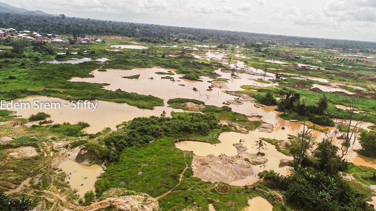 The LI 2462 is causing widespread deforestation and damage to our ecologically sensitive areas and concurrently destroying our lives. 
#StopGalamseyNow
#RepealLI2462