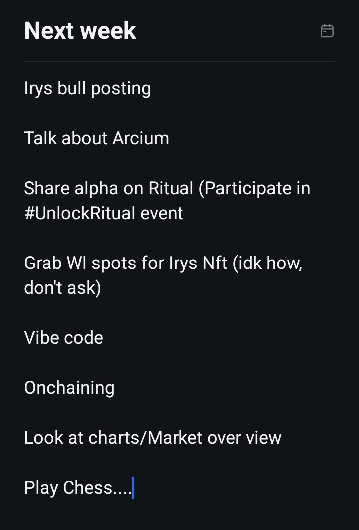 Rest up, new week is here🫡