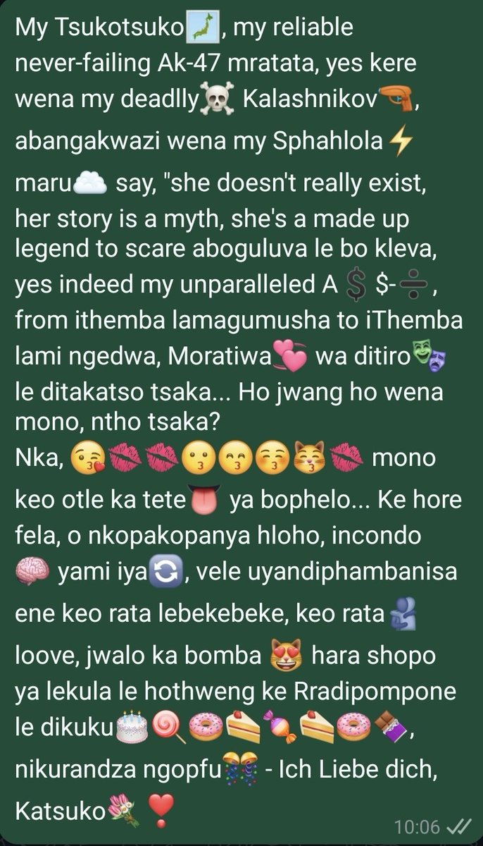 Luyavutha 🔥🔥🔥  ke la!
Na qoma kanjani, na geza ngani nina eni vuswa kanjena? Either it's new or...