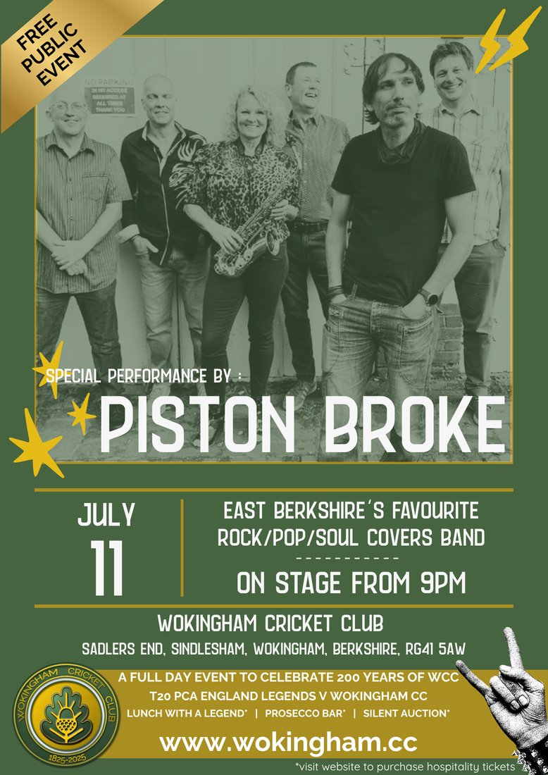 MyWokingham's tweet photo. Free event celebrating 200 years of Wokingham Cricket Club 🏏 Wokingham Cricket Club – Bicentenary C... https://t.co/ZbF0PhIg1J
#community #communitynews #mywokingham #wokingham #wokinghamnews #woky #localnews #berkshirenews #latestwokinghamnews #news
#wokingham #berkshire #cr... https://t.co/r8UIhV39WQ