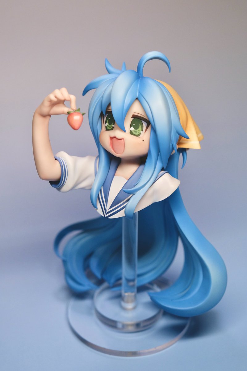 imDIDUO's tweet image. 【泉こなたの胸像 販売情報】
ワンダーフェスティバル (WF) 2024年7月
ブース番号:4-14-03
販売数量:13体
価格:13,200円
サイズ:台座含め高さ約16cm
原型担当:私
彩色担当:@boilbanana
写真担当:私
※ 商品は未塗装・未組み立てのキット (白樹脂) です。
#WF2025夏 #wf2025s