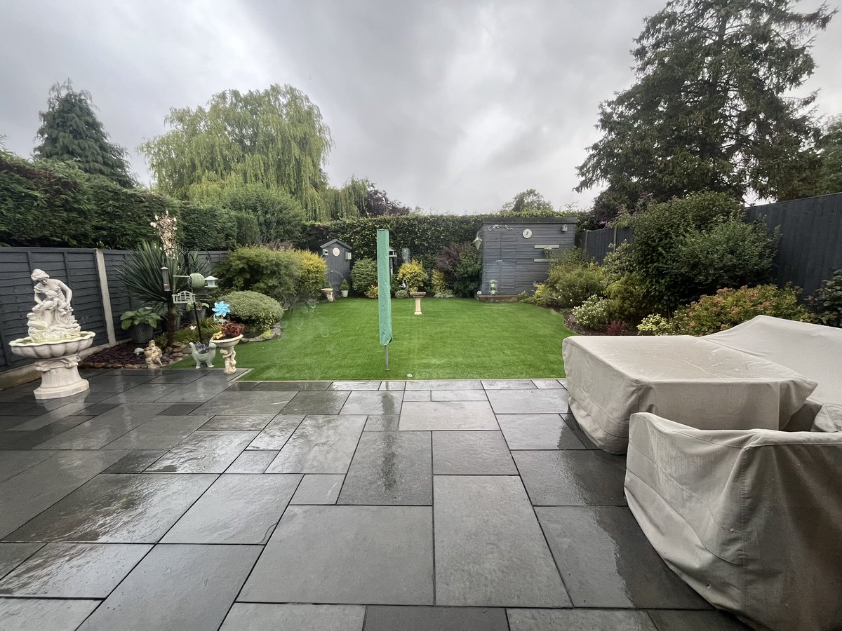 The first proper rain we’ve had for ages.