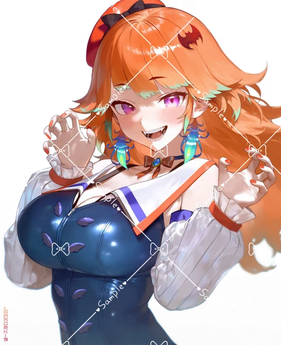 Kiwawa 1.6M YouTube Support Event – Vampire Wawa! Here's the Vampire Wawa illustration I created based on the winner's request! Hope you enjoy it!