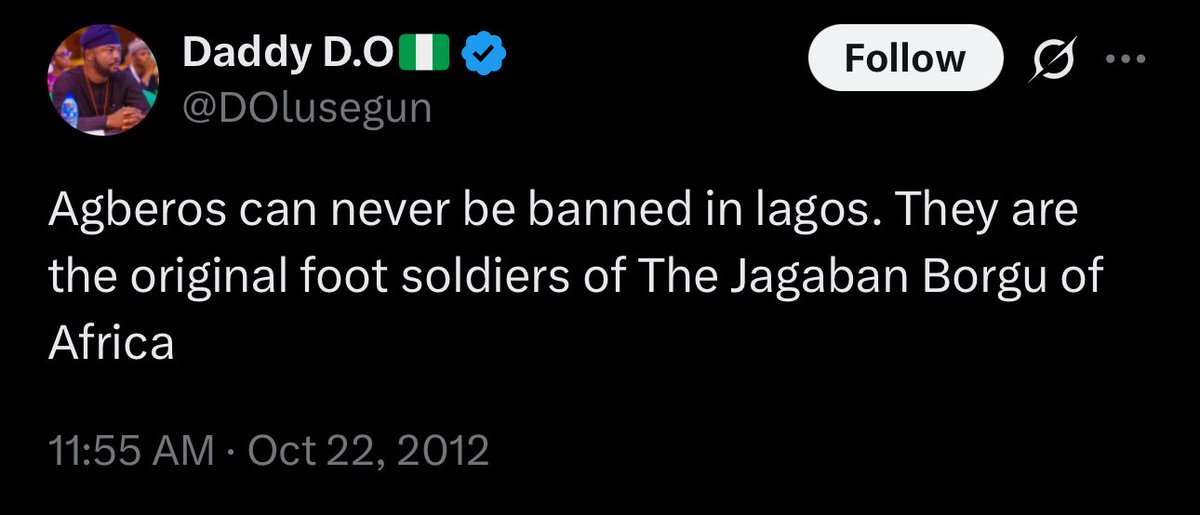 Olusegun Bakare𓃵 (@theboyisgreat) on Twitter photo I have always said it that all Tinubu did was to turn yoruba youths to thugs and criminals..
<a href="/DOlusegun/">Daddy D.O🇳🇬</a> can bear me witness..
It's crystal clear to see even for the blind but some of you have to programmed not to think for yourselves.. I have always said it that all Tinubu did was to turn yoruba youths to thugs and criminals..
<a href="/DOlusegun/">Daddy D.O🇳🇬</a> can bear me witness..
It's crystal clear to see even for the blind but some of you have to programmed not to think for yourselves..