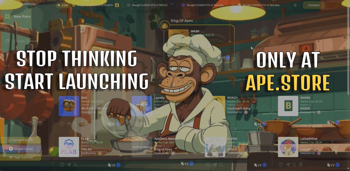 apedotstore's tweet photo. sTOp tHiNkiNG ONly at stARt lAuNCHiNg aPe STORe https://t.co/N7IexzdNdD