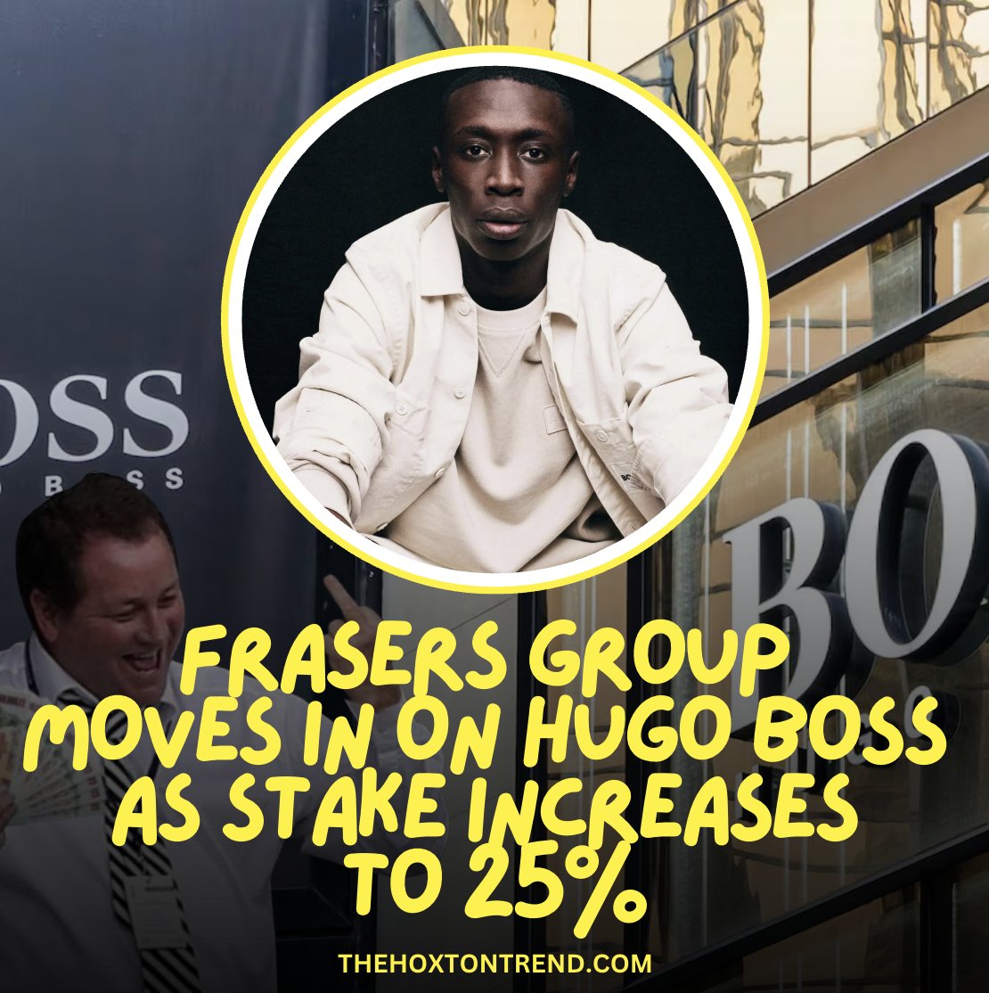 Fraser Group (Sports Direct) Increases Stake in Hugo Boss to 25% - thehoxtontrend.com/about-us/relea…