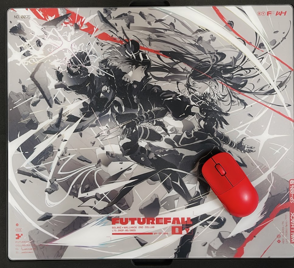 WALLHACK様より、新作ガラスマウスパッド「SP-004 FutureFall」をご