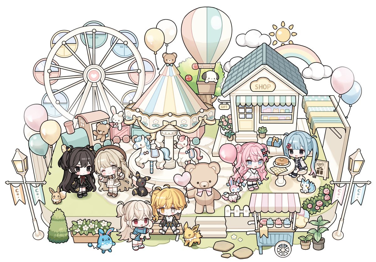 nnyacm's tweet image. 새타입 만들었어요~ 🎠🎈