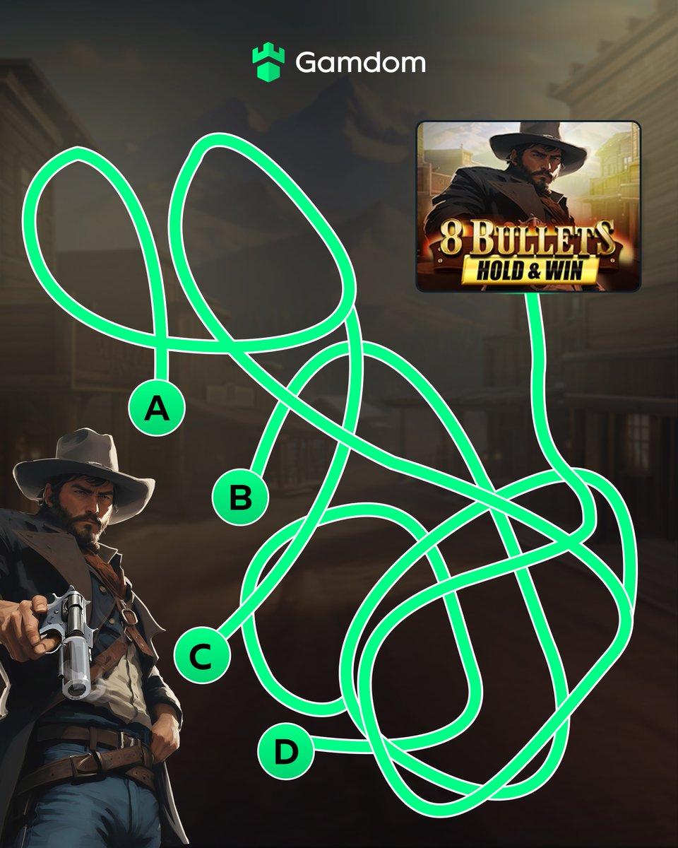 Gamdom.com (@gamdom) on Twitter photo Can you find the way to EXCLUSIVE FREE Spins in the Wild West? 🤠
💰 Comment your <a href="/gamdom/">Gamdom.com</a> userID with your answer
💰 Like & Repost
💰 Tag a partner Can you find the way to EXCLUSIVE FREE Spins in the Wild West? 🤠
💰 Comment your <a href="/gamdom/">Gamdom.com</a> userID with your answer
💰 Like & Repost
💰 Tag a partner