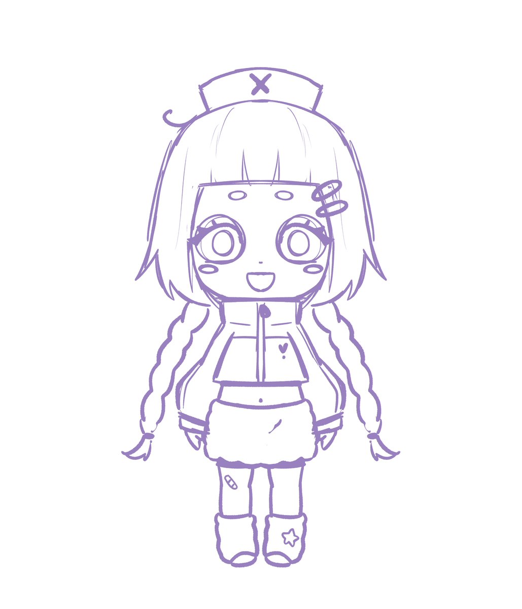 drjujuart's tweet image. Vtuber modeling attempt 1: failed
Vtuber modeling attempt 2: trying to start with something more simple 😭👍