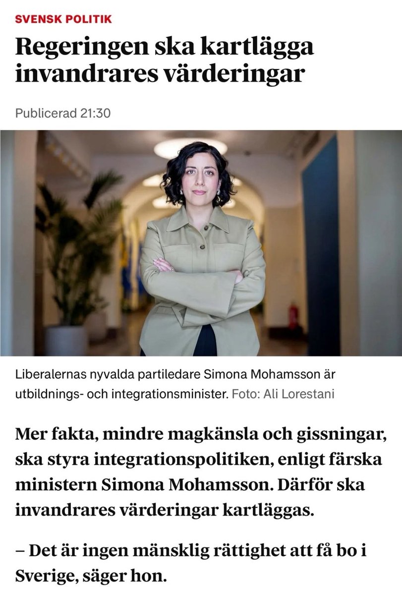 Sveriges liberaler är verkligen allt annat än "liberara".
