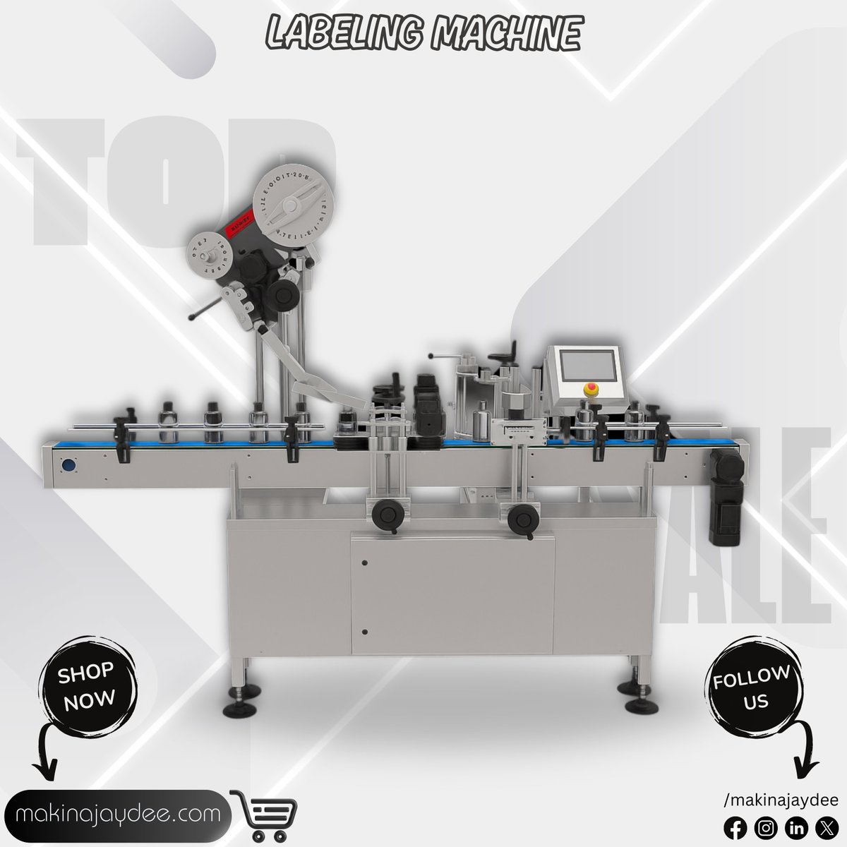 makinajaydee's tweet image. 📣 For SALE: Labeling Machines!

📣 للبيع: ماكينات وضع الملصقات!

sales@makinajaydee.com

+90 545 103 5618

#LabelingMachine #ProductionEfficiency
#packaging #labeling #stickers #bottles #beverage #food #machine
#تعبئة #تغليف #ملصقات #زجاجات #مشروبات #أغذية #ماكينة
#makinajaydee