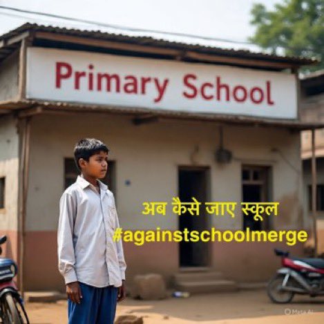 👧👦 #JusticeForSchoolsChildren
“मर्जर नहीं, गरीबों की शिक्षा का मर्डर है!”

क्या कसूर है उन छोटे बच्चों का
जिनकी आंखों में स्कूल का सपना पलता है?
क्या गलती है उन मासूमों की
जो रोज़ नंगे पाँव मीलों चलकर स्कूल पहुंचते हैं?

आज जब आप और हम खामोश हैं,
कहीं एक गांव में स्कूल का ताला