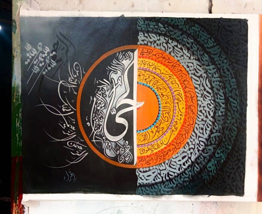 السلام علیکم میں آرٹسٹ  ہوںجس  نے بھی سکیتچنگ  
کروانی، calligraphy کروانی  پینٹنگ کروانی ھے تو ان کے لے عرض ھے آپ مجھہ DM
میں آرڈر دے سکتی /سکتے ہیں 
I do professional work 
And mostly work orders pay krte
Here is some samples  of my work.
Kindly support me .. by placing
