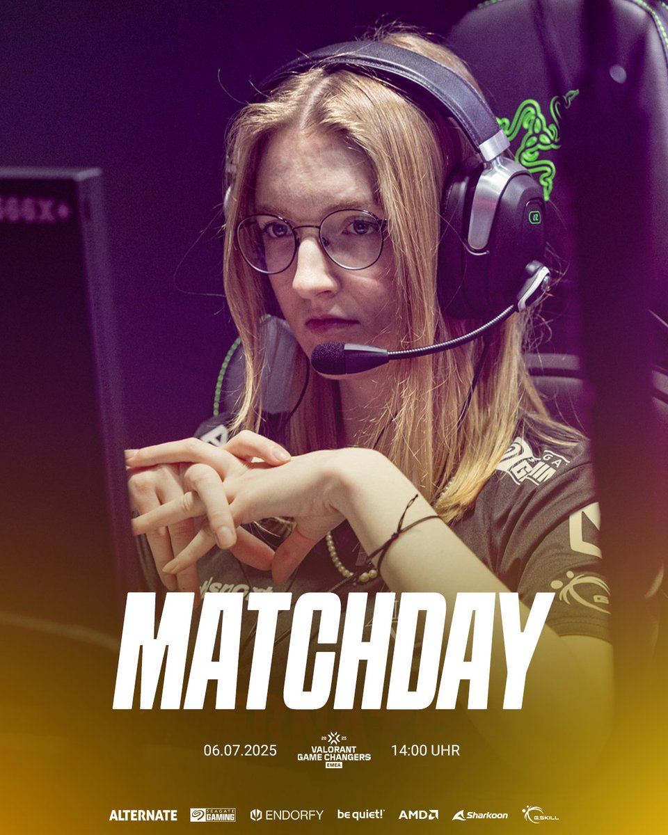 Nur noch ein Spiel trennt uns vom #VCTGameChangersEMEA Contenders Slot. Um 14 Uhr treffen wir im entscheidenen BO3 auf <a href="/neonbladevlr/">NEON BLADE</a>. 👊

Das ganze Match gibt es bei <a href="/laraheldd/">Lawa</a> in der Watchparty zu sehen. 🍿

#aufgehtsattax