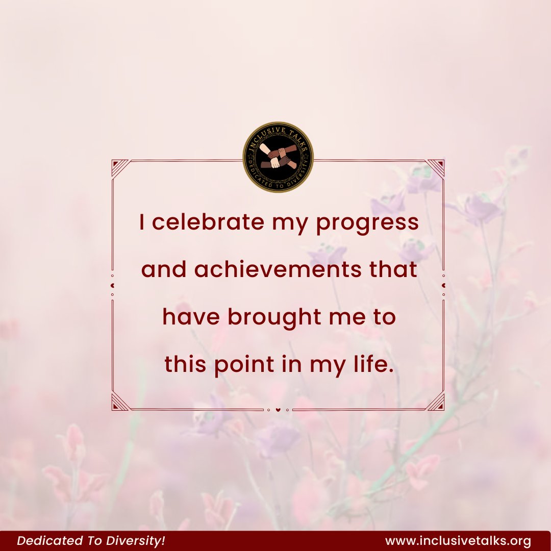 InclusiveTalks's tweet image. Welcome to the new week 😌💛
Don't forget to count your blessings and achievements