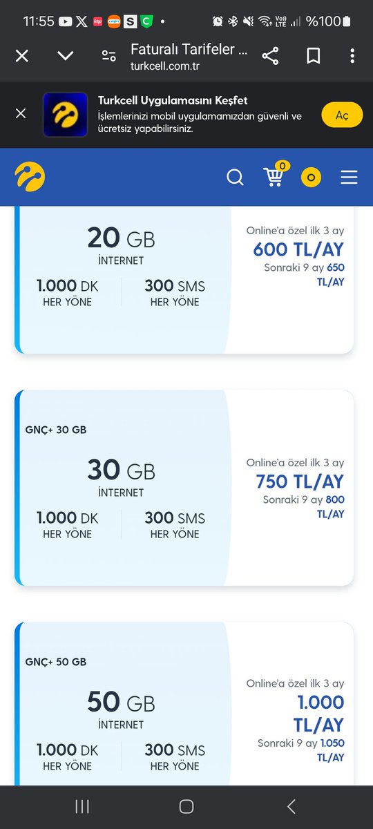 altnoksn's tweet photo. Ya neden böyle #turkcell yetkilileri? Bana bunun gerçekten mantıklı bi açıklamasını yapabilir misiniz? Mevcut müşterinize, yeni gelenin 2 katı fazla tarifeniz var. Taahhüt bitiyor ve yenileme de verdiğiniz rakamlar inanılmaz. Mevcut müşterinizi tutmanız gerekmiyor mu Allah aşkına https://t.co/kqpiHUmZMZ